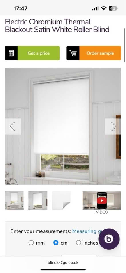 Photo of free Electric Blackout Roller blinds (Beckenham) #1