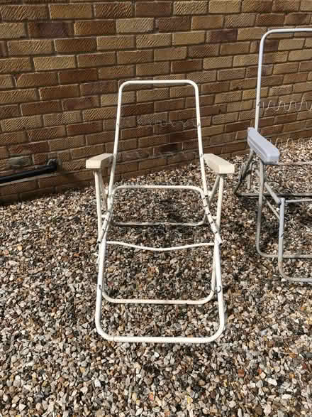 Photo of free Two reclining garden chair frames (East Carleton NR14) #1