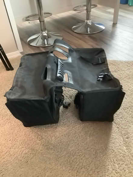 Photo of free Bicycle panniers, on rear tire rack (Ypsilanti,byEllsworth&Mich Ave) #1