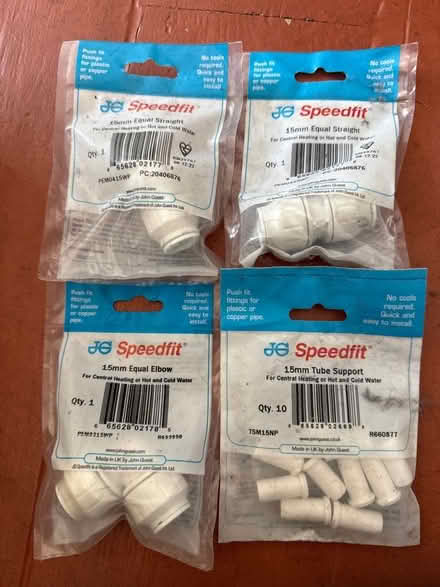 Photo of free 15mm Speedfit fittings (Central Lancaster LA1) #1