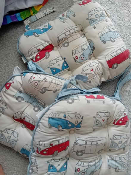 Photo of free 3 x chair cushions (Corsham SN13) #2