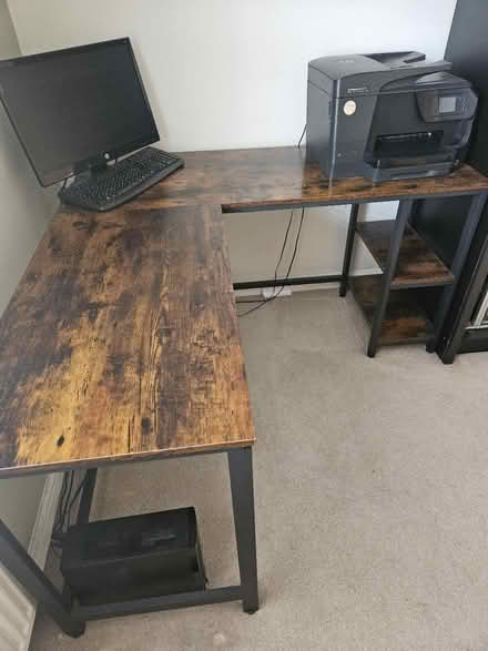 Photo of free As new corner desk (Bingley BD16) #3