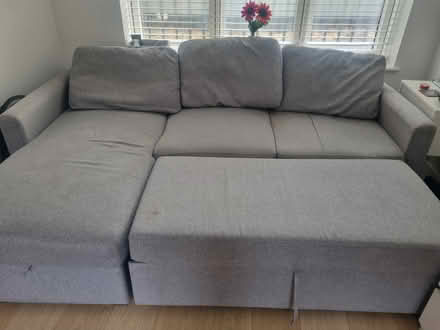 Photo of free L-shaped sofa bed (W3) #1