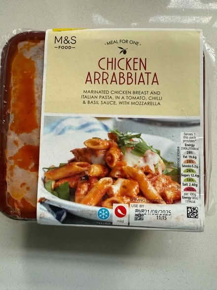 Photo of free M&S Frozen Chicken Arrabiata Pasta (Chipping Barnet EN5) #1