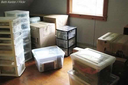 Photo of Cardboard or plastic storage/moving boxes (Southport PR8) #1