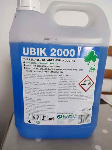 Photo of free 5 litres of Ubik 2000 Industrial Cleaner (Bishopston BS7) #1