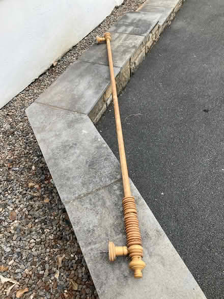 Photo of free Curtain pole and rings (Bingley BD16) #1