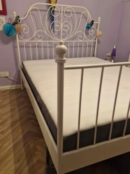 Photo of free King-size bed frame and mattress (Borehamwood) #2