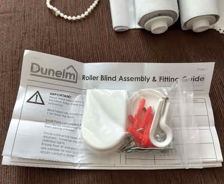 Photo of free 2x White Blackout Roller Blinds (Lower Walkley S6) #2