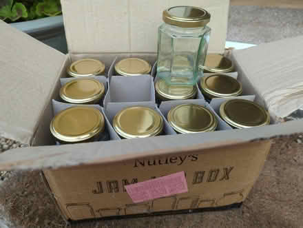 Photo of free Box of 24 jam/honey jars (Horsforth LS18) #1