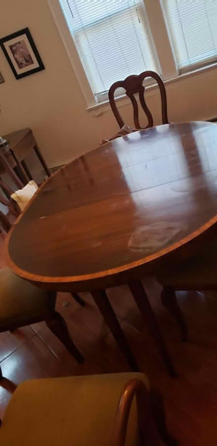 Photo of free Mahogany DR table (Far Rockaway, Queens) #3