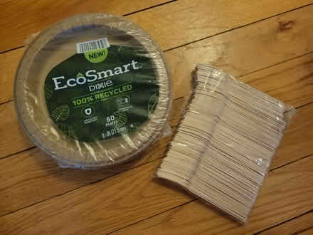 Photo of free Paper plates + forks (Cathedral Heights) #1