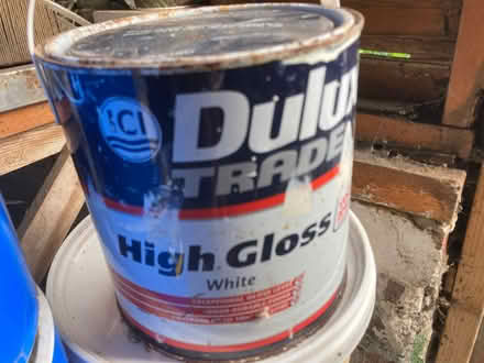 Photo of free Old tins of paint (Stump Cross HX3) #4