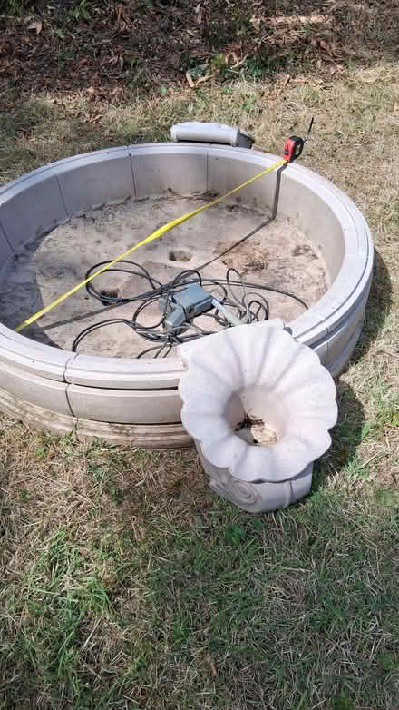 Photo of free Plastic stone effect pond/ water feature (Raymond's Hill EX13) #1