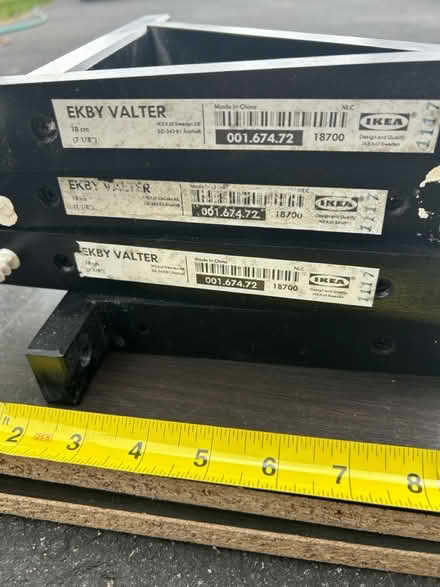 Photo of free Two dark brown IKEA shelves (Spring City, pa) #2