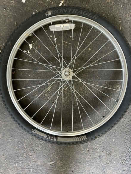 Photo of free 20 inch bicycle wheel/tire (McLean) #1