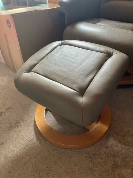 Photo of free Easy chair and foot stool (KY15 5LS) #2