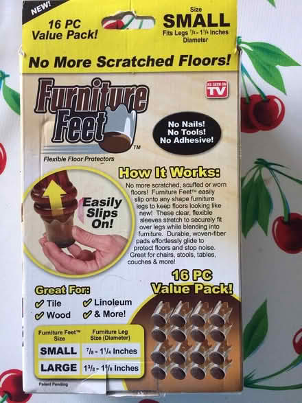 Photo of free Floor protectors for chair feet (10 & Gratiot) #2