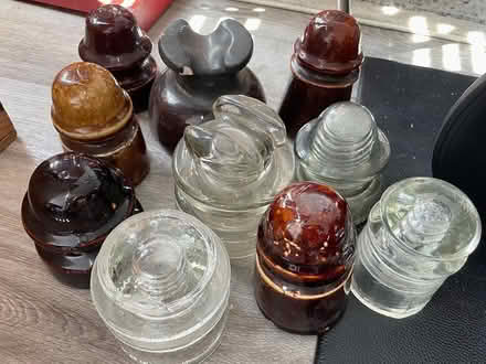 Photo of free 10 vintage telephone insulators (Kirkland) #1