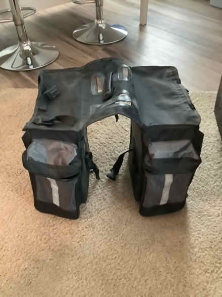 Photo of free Bicycle panniers, on rear tire rack (Ypsilanti,byEllsworth&Mich Ave) #2