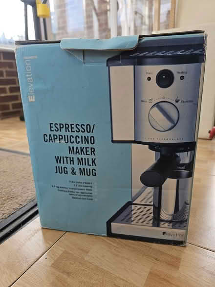 Photo of free Elevation Espresso/cappuccino maker (Ashford TW15) #1