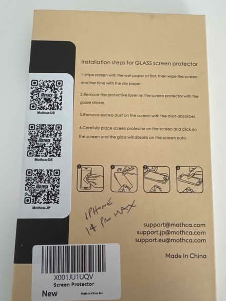 Photo of free iPhone 14 Pro Max Matt Screen Protr (PR8, Birkdale) #3