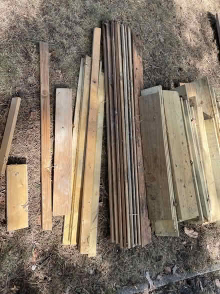 Photo of free Wood and corrugated roofing (Farnham,lower bourne) #3