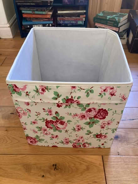 Photo of free Ikea folding storage box - floral pattern (Freehold LA1) #3