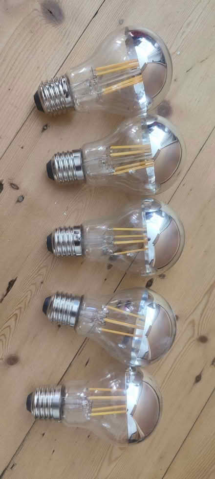 Photo of free Set of 5 Silvered Decorative LED bulbs (Bishopston BS7) #1
