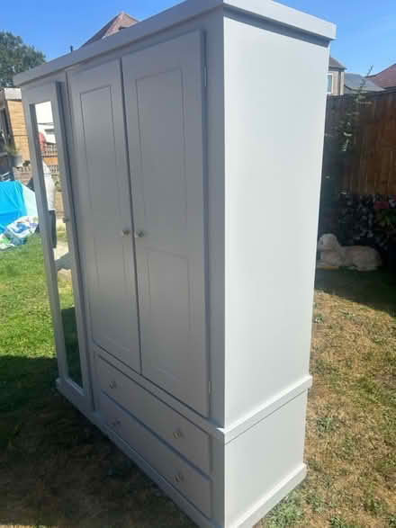 Photo of free Lovely grey wardrobe (Caterham CR3) #2
