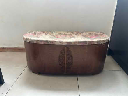 Photo of free Vintage wooden storage ottoman (Warrington WA4) #1