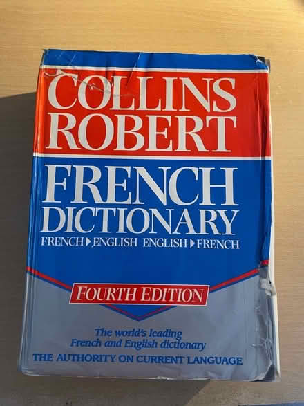 Photo of free Collins Robert large French–English/English–French dictionar (Talbot Village BH10) #1