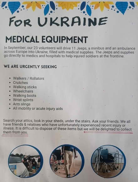 Photo of Walking aids for Ukraine (Citywide) #1
