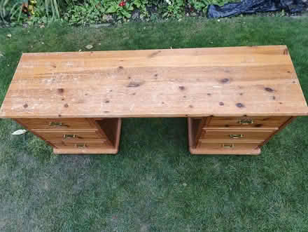 Photo of free Pine desk (Bedford) #4