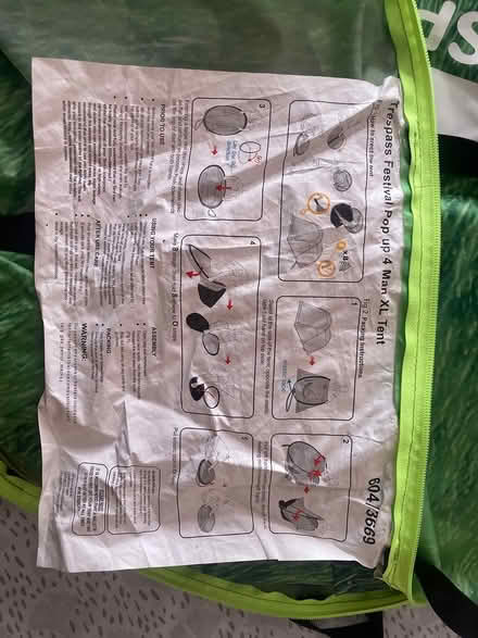 Photo of free Pop up Tent (4 man) (Rayners Lane, HA2) #3