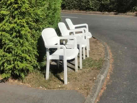Photo of free Patio chairs (Hanworth RG12) #2
