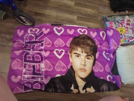 Photo of free Justin Bieber blanket (8 Exeter Drive) #1