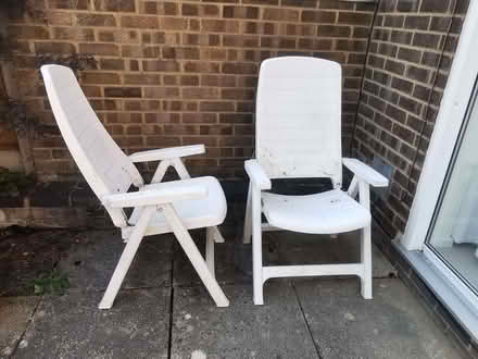Photo of free Plastic chairs (Hanworth RG12) #1