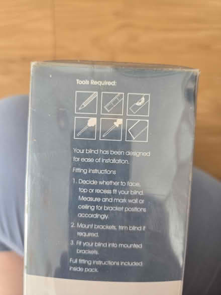 Photo of free 27mm Slot Hardwood Venetian Blind (Bedford Tavistock street) #3