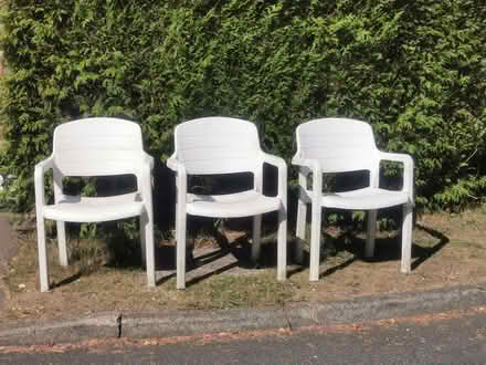Photo of free Patio chairs (Hanworth RG12) #1
