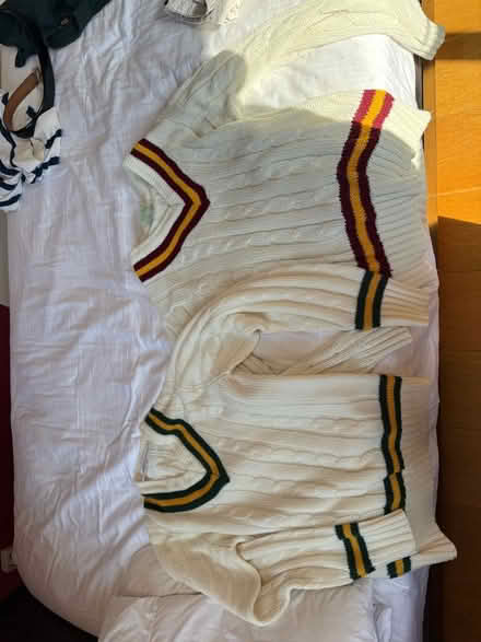 Photo of free 2 cricket jumpers size 40 and 42 (Cumnor OX2) #1