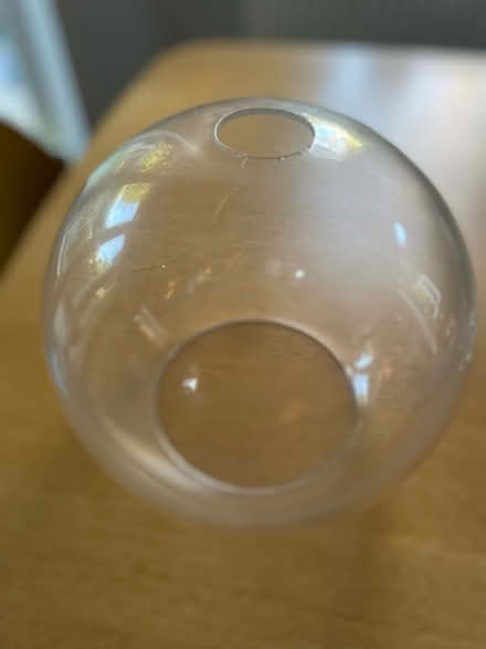 Photo of free Globe glass lampshade with bead droplets (North Ascot SL5) #4