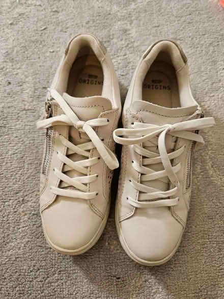 Photo of free Origins tan sneakers (Bedford, Ma. Lexington line.) #1