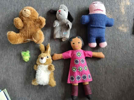 Photo of free Soft Toys/puppets x 6 (East Chichester) #1