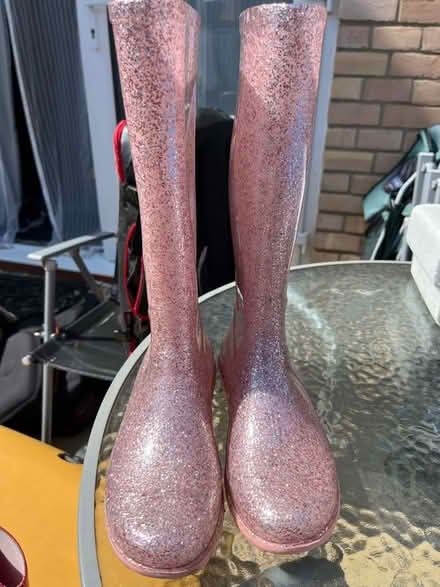 Photo of free Pink wellies size 4 (Chesterton OX26) #1