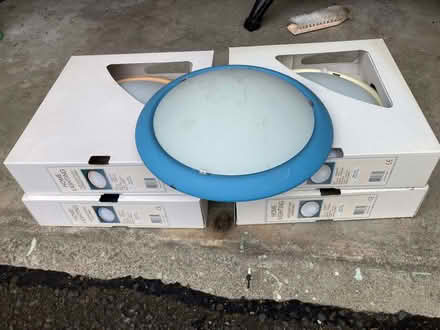 Photo of free Five Slimline light fittings for ceilings or walls (Ravelston EH4) #2