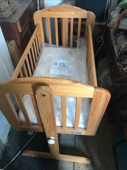 Photo of free Wooden Cot (Dublin 7) #1