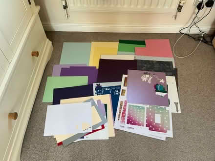 Photo of free Assorted crafting paper (Stone Cross BN24) #1