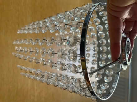 Photo of free Globe glass lampshade with bead droplets (North Ascot SL5) #3