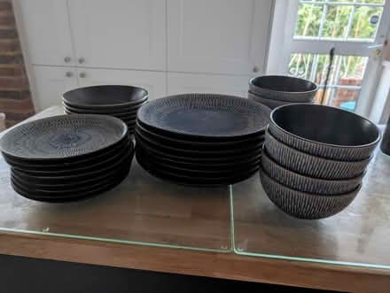 Photo of free Blue Earthenware DiningSet 8 people (Maidstone ME15) #1